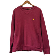 Lade das Bild in den Galerie-Viewer, Carhartt WIP カーハート AMERICAN SCRIPT SWEAT アメリカンスクリプトスウェット L バーガンディ 15357
