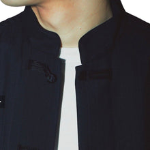 Load image into Gallery viewer, 221 village×L'ECHOPPE 221 ヴィレッジ レショップ 22SS WOOL CHINA JACKET ウールストライプチャイナジャケット