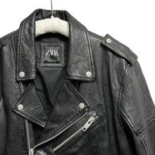 画像をギャラリービューアに読み込む, ZARA ザラ ラムレザーダブルライダースジャケット