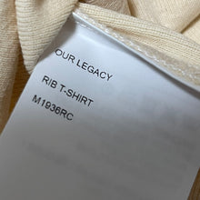 画像をギャラリービューアに読み込む, OUR LEGACY アワーレガシー RIB T-SHIRT リブストレッチTシャツ M1936RC