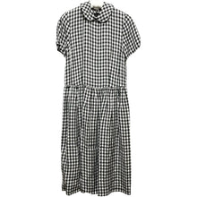 Load image into Gallery viewer, COMME des GARCONS COMME des GARCONS コムコム コムデギャルソン 12SS ラウンドカラーギンガムチェックキュプラワンピース RI-O003 AD2011
