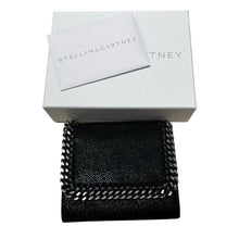 画像をギャラリービューアに読み込む, STELLA McCARTNEY ステラマッカートニー Falabella ファラベラ SMALL FLAP WALLET チェーンデザイン三つ折り財布 431000 W9132