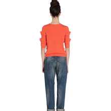 画像をギャラリービューアに読み込む, RED VALENTINO レッドヴァレンティノ スカラップニットセーター フリルリブニット