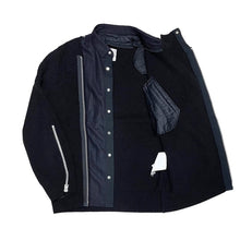 画像をギャラリービューアに読み込む, sacai サカイ 20AW WOOL KNIT BLOUSON ウールニットブルゾン 20-02404 1321