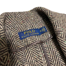 Load image into Gallery viewer, Polo Ralph Lauren ポロラルフローレン ヘリンボーンツイードローブコート