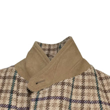 이미지를 갤러리 뷰어에 로드 , Polo Ralph Lauren 폴로랄 플로렌 체크 무늬 엘보 패치 울 체스터 코트