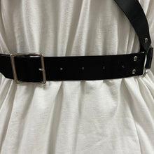 Load image into Gallery viewer, noir kei ninomiya ノワール ケイニノミヤ 22SS サテンリボンレザーベルトハーネス 3I-V018