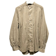 Load image into Gallery viewer, AUBERGE オーベルジュ BUTLER コーデュロイスタンドカラーシャツ