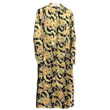 Load image into Gallery viewer, DRIES VAN NOTEN ドリスヴァンノッテン フローラル柄ボウタイロングシャツワンピース