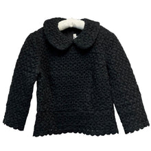 Load image into Gallery viewer, COMME des GARCONS COMME des GARCONS コムコム コムデギャルソン 12AW フラワー刺繍バックジッププルオーバーカットソー RJ-B004