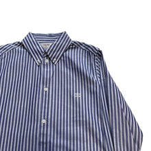 Lade das Bild in den Galerie-Viewer, CELINE セリーヌ トリオンフ刺繍ストライプボタンダウンシャツ 2C587171O