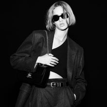 Load image into Gallery viewer, CELINE セリーヌ サンチュロンストラップウエスタンレザーベルト