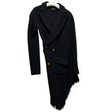 Load image into Gallery viewer, COMME des GARCONS コムデギャルソン 02AW Knitting is Free フリンジニットロングツイストコート GG-C014