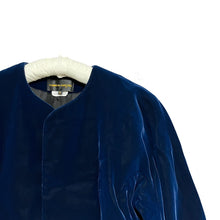 画像をギャラリービューアに読み込む, COMME des GARCONS コムデギャルソン 16SS Blue Witches ベロアボレロジャケット GQ-J028