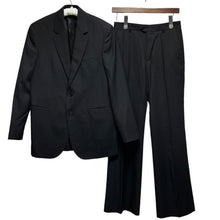 Load image into Gallery viewer, CELINE セリーヌ ウールギャバジンボクシージャケット フレアパンツ セットアップスーツ 2V74G650D 2P613650D