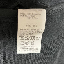 Load image into Gallery viewer, KAPTAIN SUNSHINE キャプテンサンシャイン 22AW D Slacks ポリエステルギャバジンストレートスラックスパンツ KS22FPT09