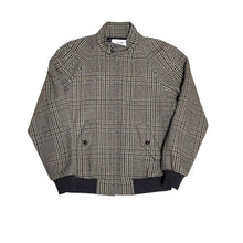Lade das Bild in den Galerie-Viewer, CELINE セリーヌ 22AW TEDDY JACKET WITH STAND UP COLLAR IN CHECKED WOOL スタッズチェックブルゾン 2V20L826R