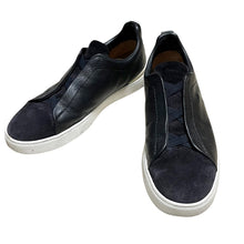 画像をギャラリービューアに読み込む, Ermenegildo Zegna エルメネジルドゼニア TRIPLE STITCH レザースリッポンスニーカー