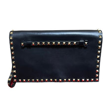 画像をギャラリービューアに読み込む, VALENTINO GARAVANI ヴァレンティノ ガラヴァーニ ロックスタッズクラッチバッグ ポーチ FWB00399-ANBD01