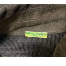 Load image into Gallery viewer, MARCEL LASSANCE ニット切替スウェードレザージャケット