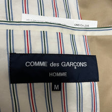 Load image into Gallery viewer, COMME des GARCONS HOMME コムデギャルソンオム 04SS 裏地マルチストライプ3Bコットンテーラードジャケット HM-J001 AD2003