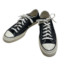 Lade das Bild in den Galerie-Viewer, CONVERSE コンバース CT70 BLACK LOW CUT キャンバスローカットスニーカー チャックテイラー 70復刻三ツ星 162058C