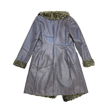 Load image into Gallery viewer, ARMANI JEANS アルマーニジーンズ クラック加工フェイクファーライニングコート MADE IN ITALY