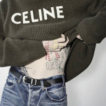 Load image into Gallery viewer, CELINE セリーヌ サンチュロンストラップウエスタンレザーベルト