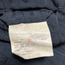 Load image into Gallery viewer, COMME des GARCONS COMME des GARCONS コムコム コムデギャルソン 16SS ポリエステル縮絨加工シャドーストライプクロップドパンツ RQ-P004