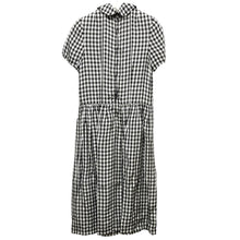 Load image into Gallery viewer, COMME des GARCONS COMME des GARCONS コムコム コムデギャルソン 12SS ラウンドカラーギンガムチェックキュプラワンピース RI-O003 AD2011