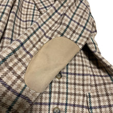 이미지를 갤러리 뷰어에 로드 , Polo Ralph Lauren 폴로랄 플로렌 체크 무늬 엘보 패치 울 체스터 코트