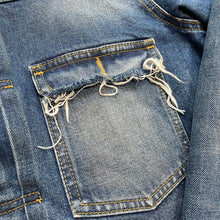 Load image into Gallery viewer, Maison Margiela メゾンマルジェラ 22SS ダメージ加工クロップドデニムジャケット S50AM0537