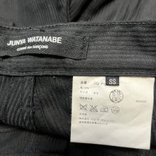 이미지를 갤러리 뷰어에 로드 , JUNYA WATANABE 준야와타나베 06SS 재구축 스트라이프 크롭드 팬츠 JQ-P029