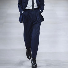 Lade das Bild in den Galerie-Viewer, CELINE セリーヌ 19AW ウールフランネルストライプスラックスパンツ 2P206901E