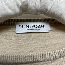 Lade das Bild in den Galerie-Viewer, WILD LIFE TAILOR UNIFORM ワイルドライフテーラー ユニフォーム クルーネックウールニットセーター