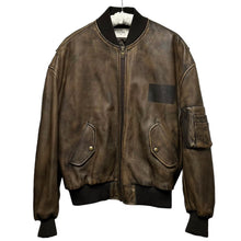 Load image into Gallery viewer, CELINE セリーヌ 21AW ディアスキン中綿オーバーサイズレザーブルゾン