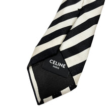 Load image into Gallery viewer, CELINE セリーヌ レジメンタルストライプネクタイ