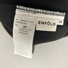 画像をギャラリービューアに読み込む, ENFOLD エンフォルド 23SS LOOK3 ELASTIC WIDE TROUSERS ワイドスラックスパンツ 300GS631-2190