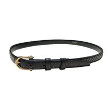 Load image into Gallery viewer, CELINE セリーヌ パイソンナローレザーベルト F-NE-2149