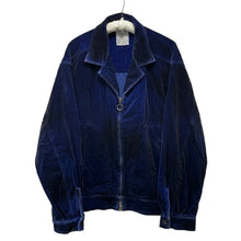 Load image into Gallery viewer, ANCELLM アンセルム 23AW C/VELVET ZIPUP JACKET ベルベットジャケット ANC-JK25