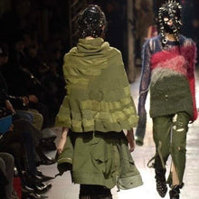 Load image into Gallery viewer, JUNYA WATANABE ジュンヤワタナベ 06AW 再構築ミリタリーポンチョ ロングワンピース JR-T004 AD2006