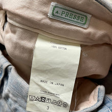 Lade das Bild in den Galerie-Viewer, A.PRESSE アプレッセ 23SS Vintage Prisoner Denim Trousers ヴィンテージ加工デニムパンツ