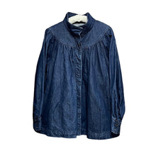 画像をギャラリービューアに読み込む, STYLEMIXER スタイルミキサー ギャザーオーバーデニムシャツ