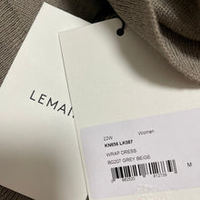Load image into Gallery viewer, LEMAIRE ルメール 22AW WRAP DRESS ニットラップドレスワンピース