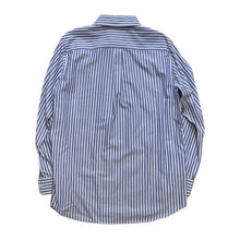 Lade das Bild in den Galerie-Viewer, CELINE セリーヌ トリオンフ刺繍ストライプボタンダウンシャツ 2C587171O