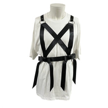 Load image into Gallery viewer, noir kei ninomiya ノワール ケイニノミヤ 22SS サテンリボンレザーベルトハーネス 3I-V018