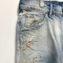 Load image into Gallery viewer, ANCELLM アンセルム 23SS DAMAGE SELVEDGE DENIM STRAIGHT 5P PANTS ダメージ加工デニムパンツ ANC-PT11-B