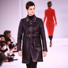 Load image into Gallery viewer, MIU MIU ミュウミュウ ARCHIVE 96AW 3連ベルト中綿レザージャケット