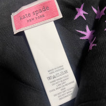 Load image into Gallery viewer, Kate spade ケイトスペード ブラックスターオブロングスカーフ ストール