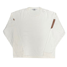 画像をギャラリービューアに読み込む, SUNSEA サンシー 19SS FAT LONG T 19S09 レザーパッチロングスリーブTシャツ